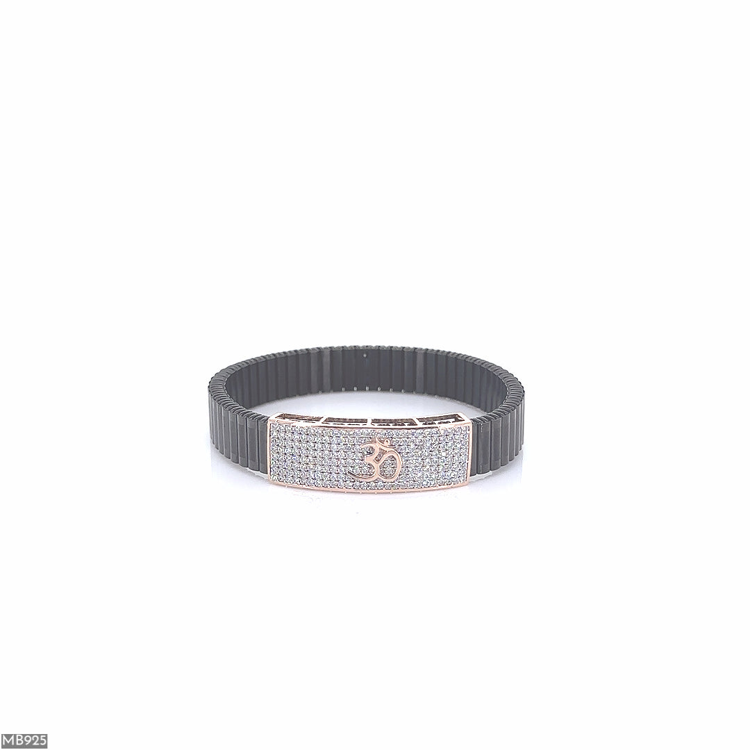 Om Flexi Silver Rolex Bracelet ( MB925 )
