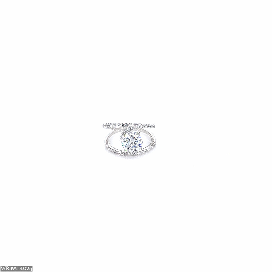 Contemporary Silver Ring ( WR892 )