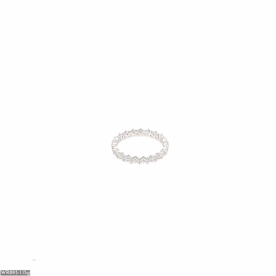 Mini Star Silver Ring ( WR893 )