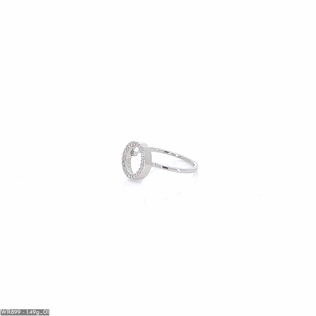 Radiant Orbit Silver Ring ( WR899 )