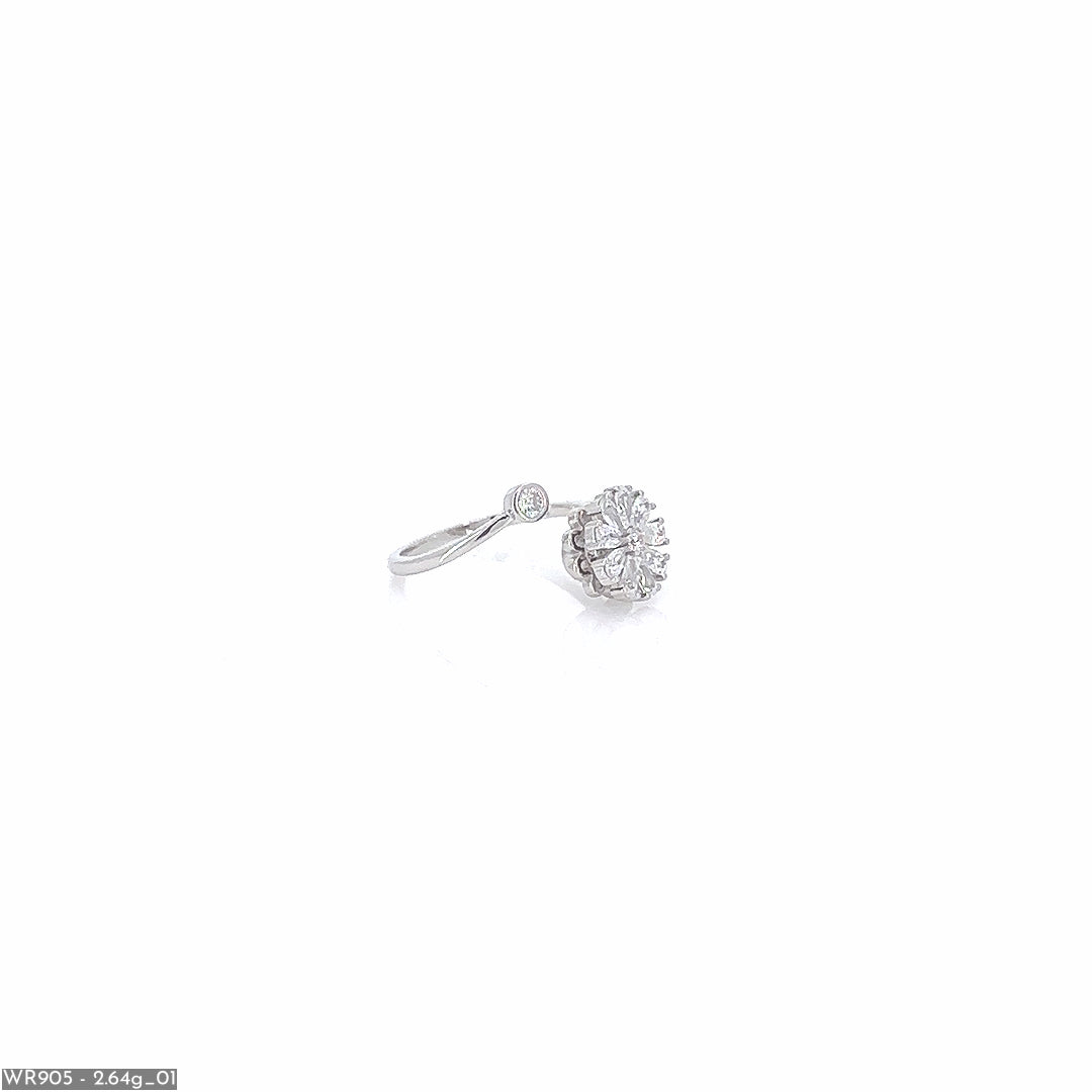 Rotatable Open Silver Ring ( WR905 )