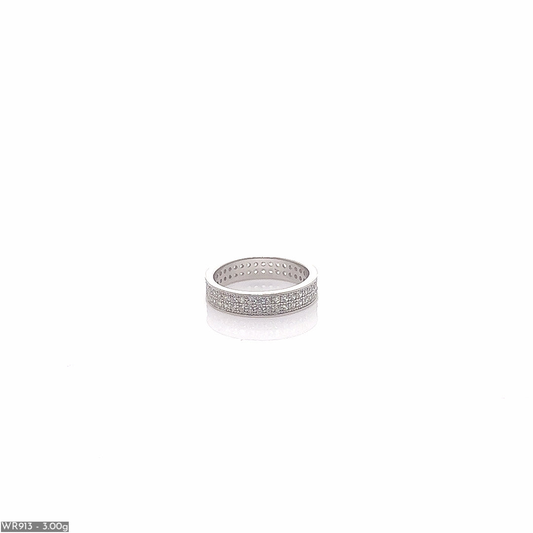 Shimmering Silver Ring ( WR913 )