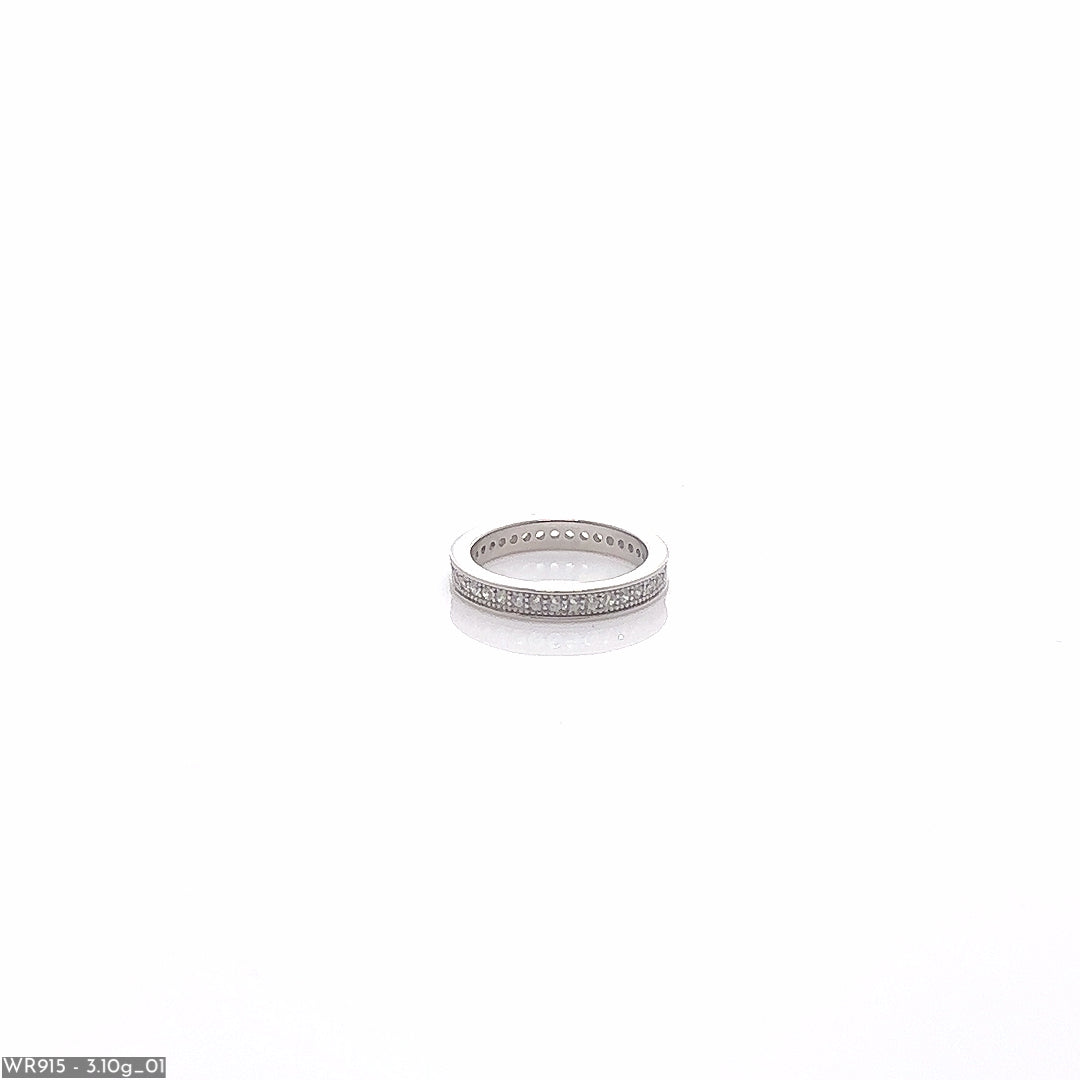Shimmering Silver Ring ( WR915 )