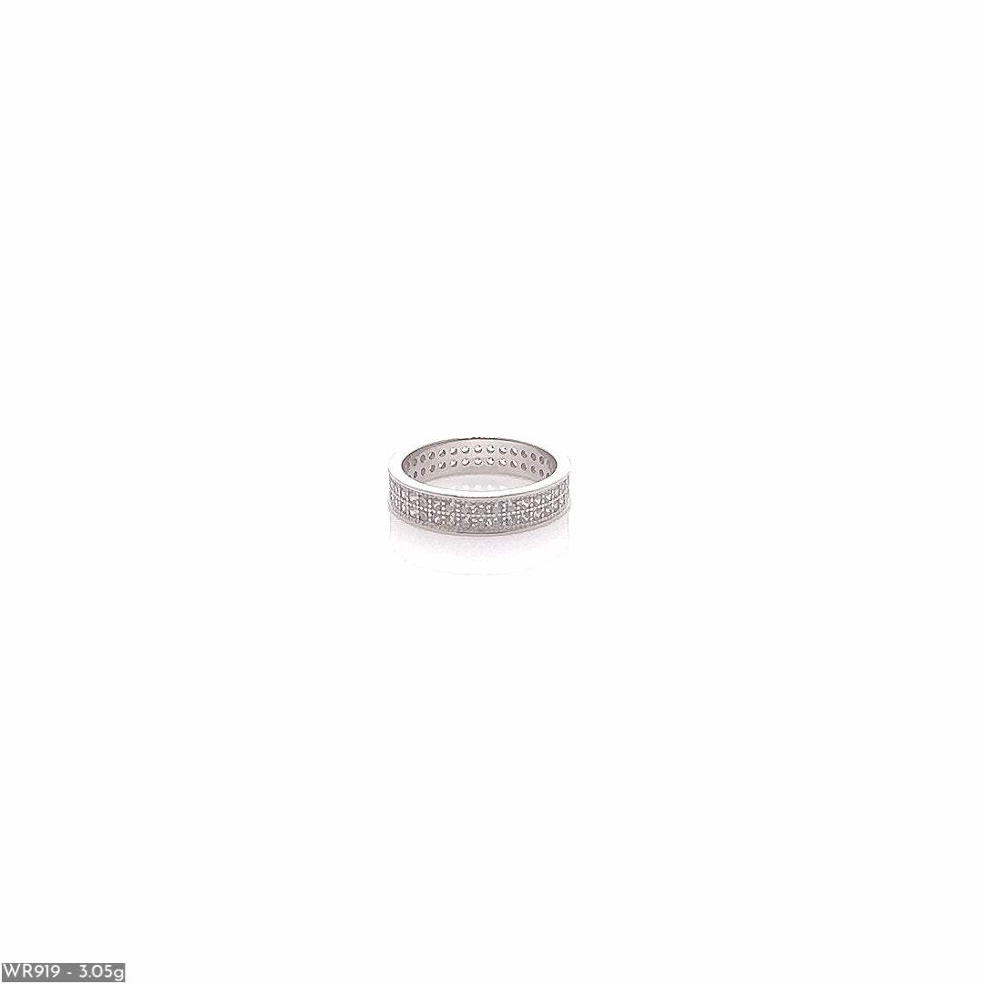 Shimmering Silver Ring ( WR919 )