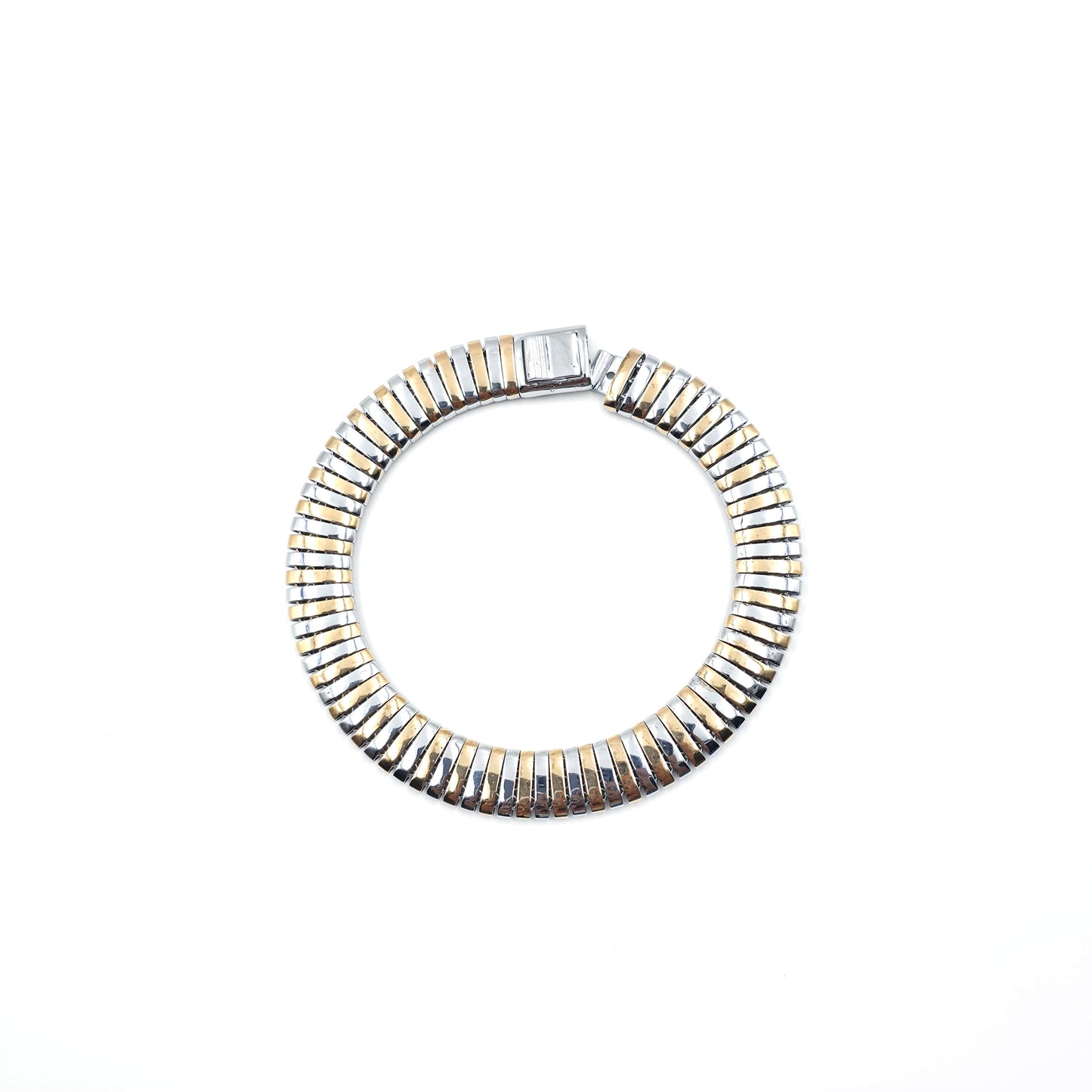 Dual Tone Men's Bracelet