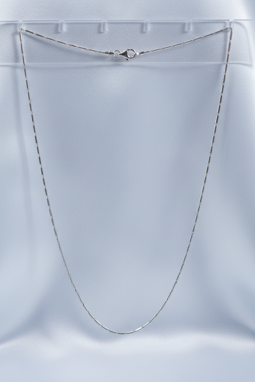 Silver Pipe Chain