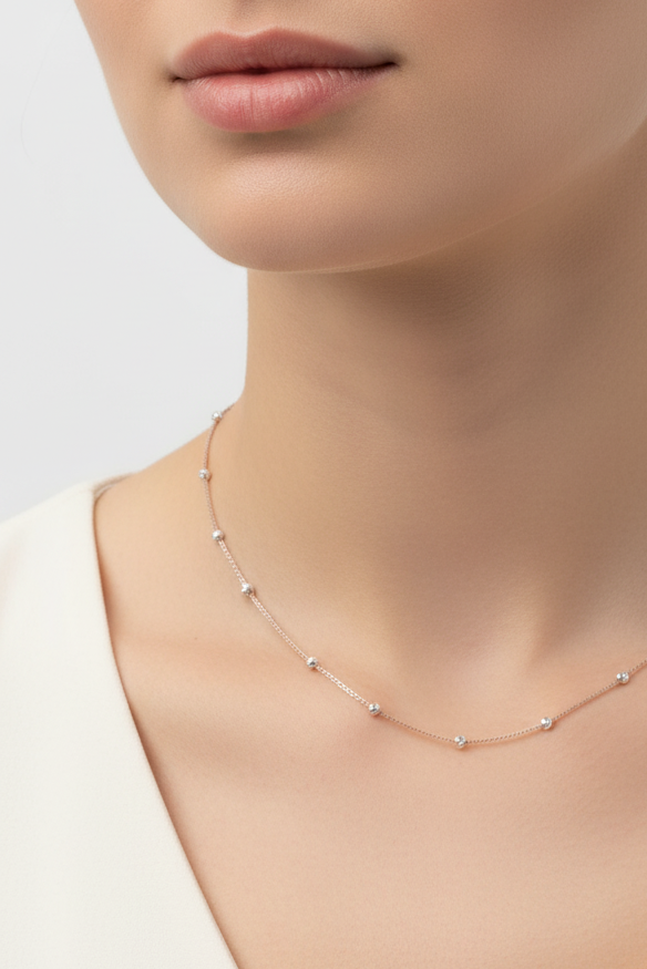 Rose Gold Ball Chain