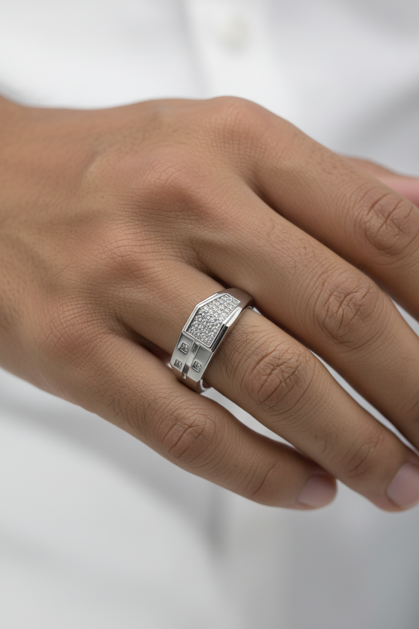 Dual Element Men’s Ring