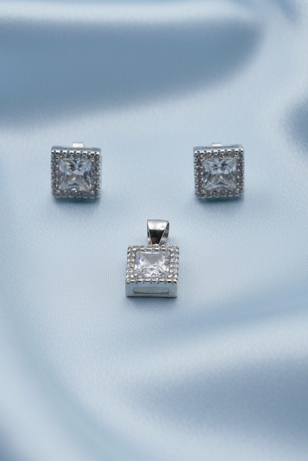 Square Pendant Set