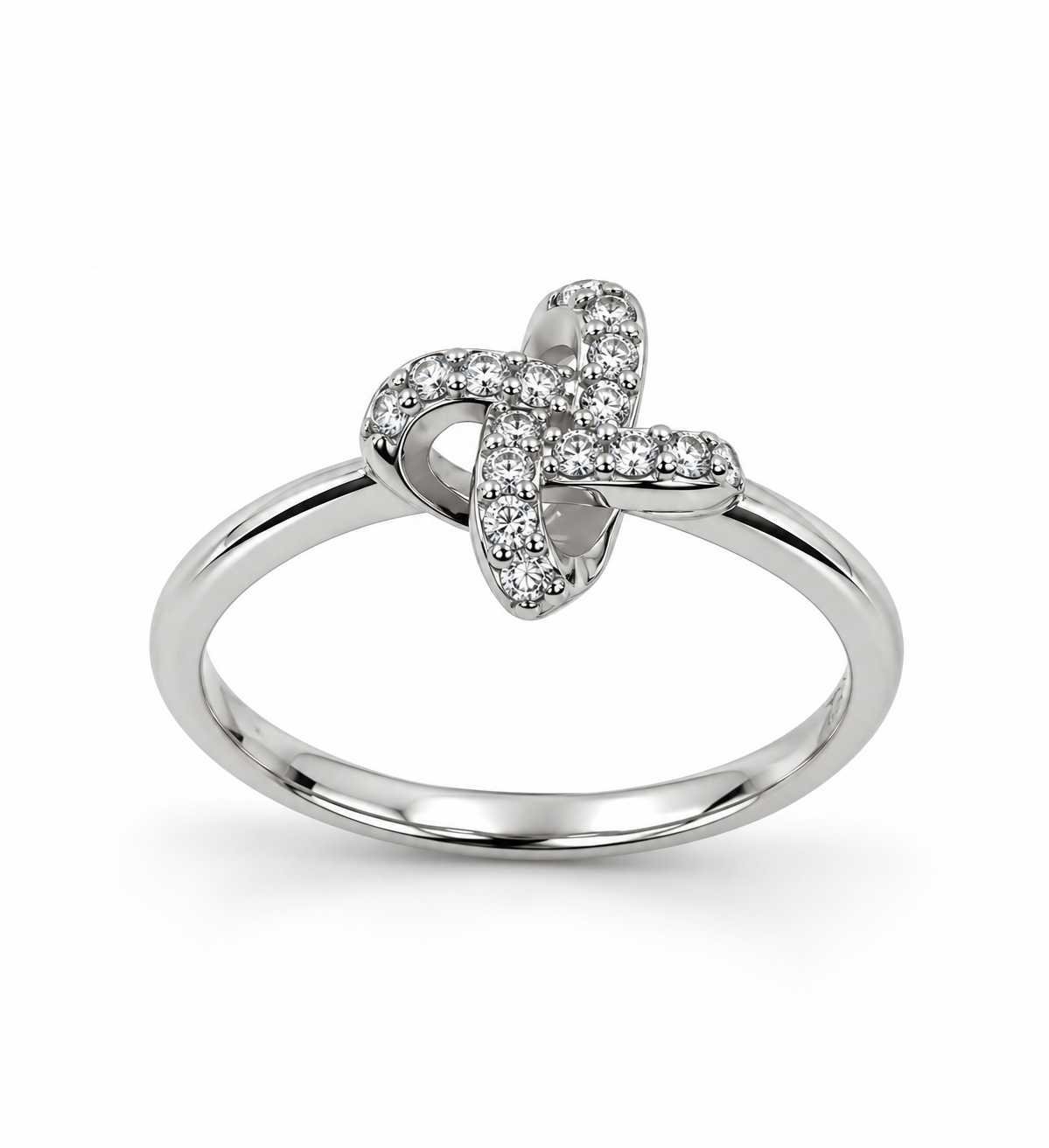 Flower Solitaire Ring