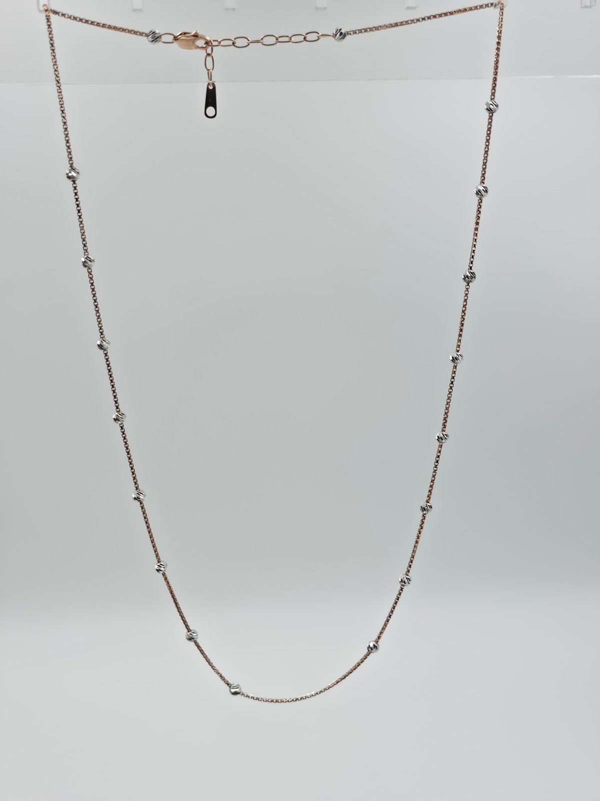 Rose Gold Ball Chain