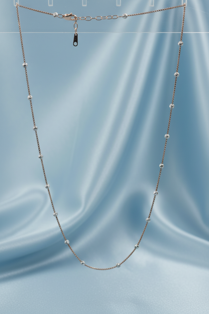 Rose Gold Ball Chain