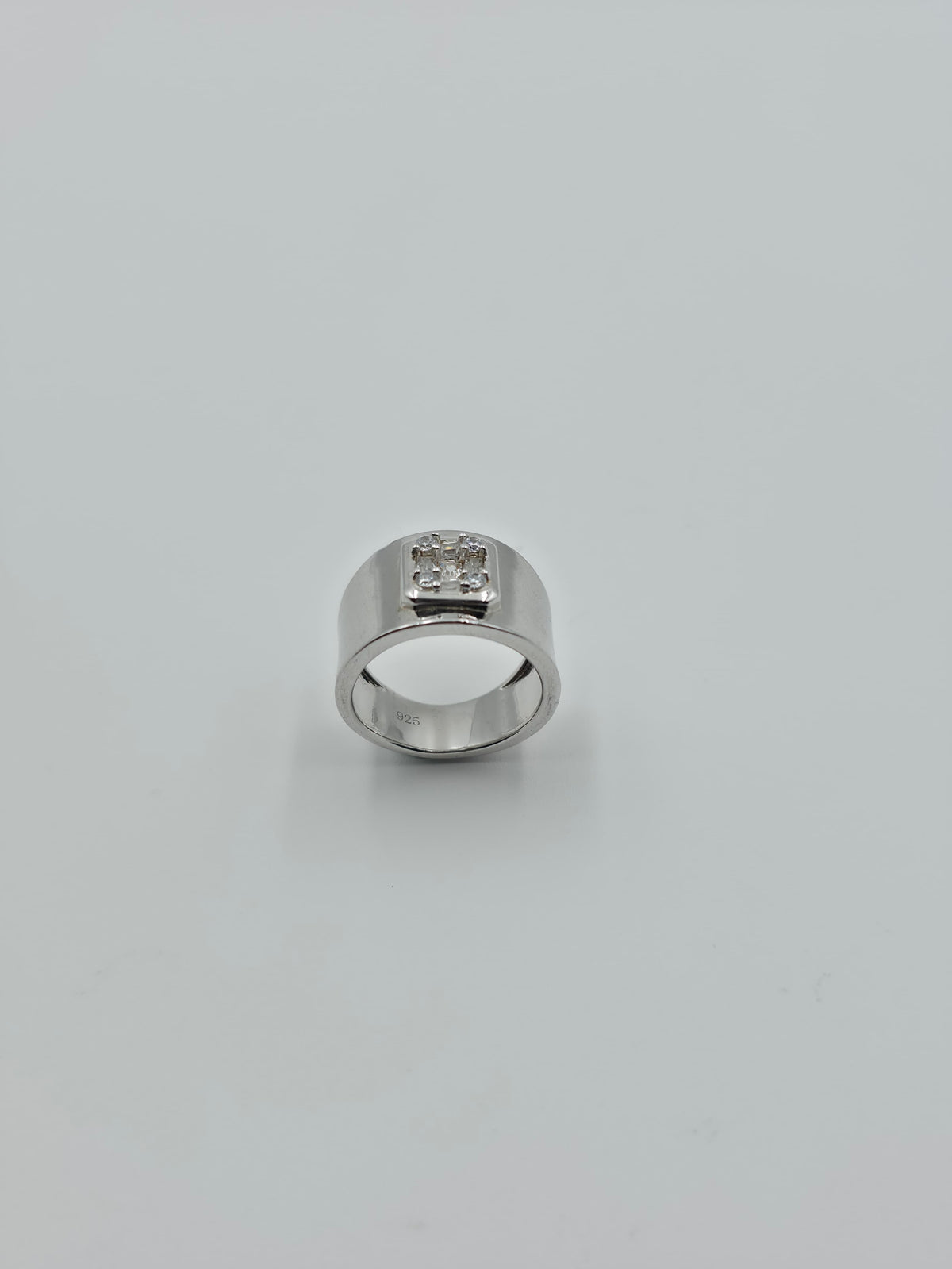 Cushion Cluster Broad Ring