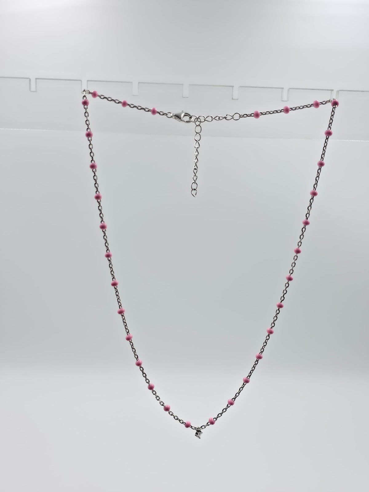 Pink Enamel Chain