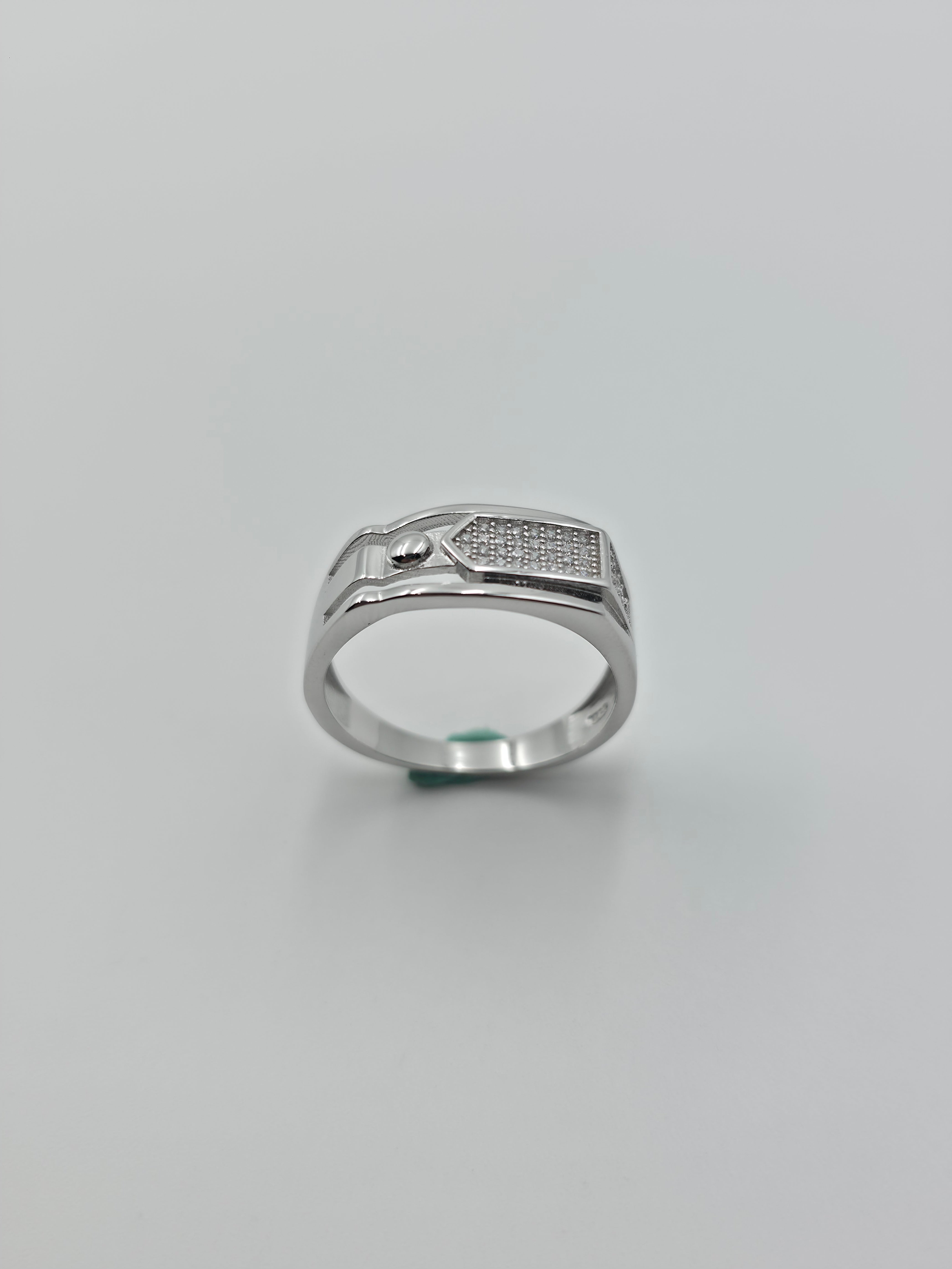 Pave Curved Men’s Ring