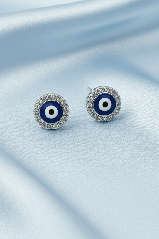 Evil Eye Stud Earrings