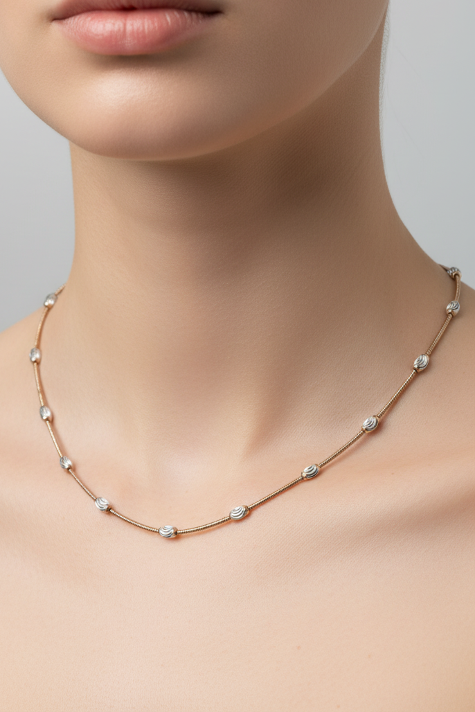 Rose Gold Ball Chain