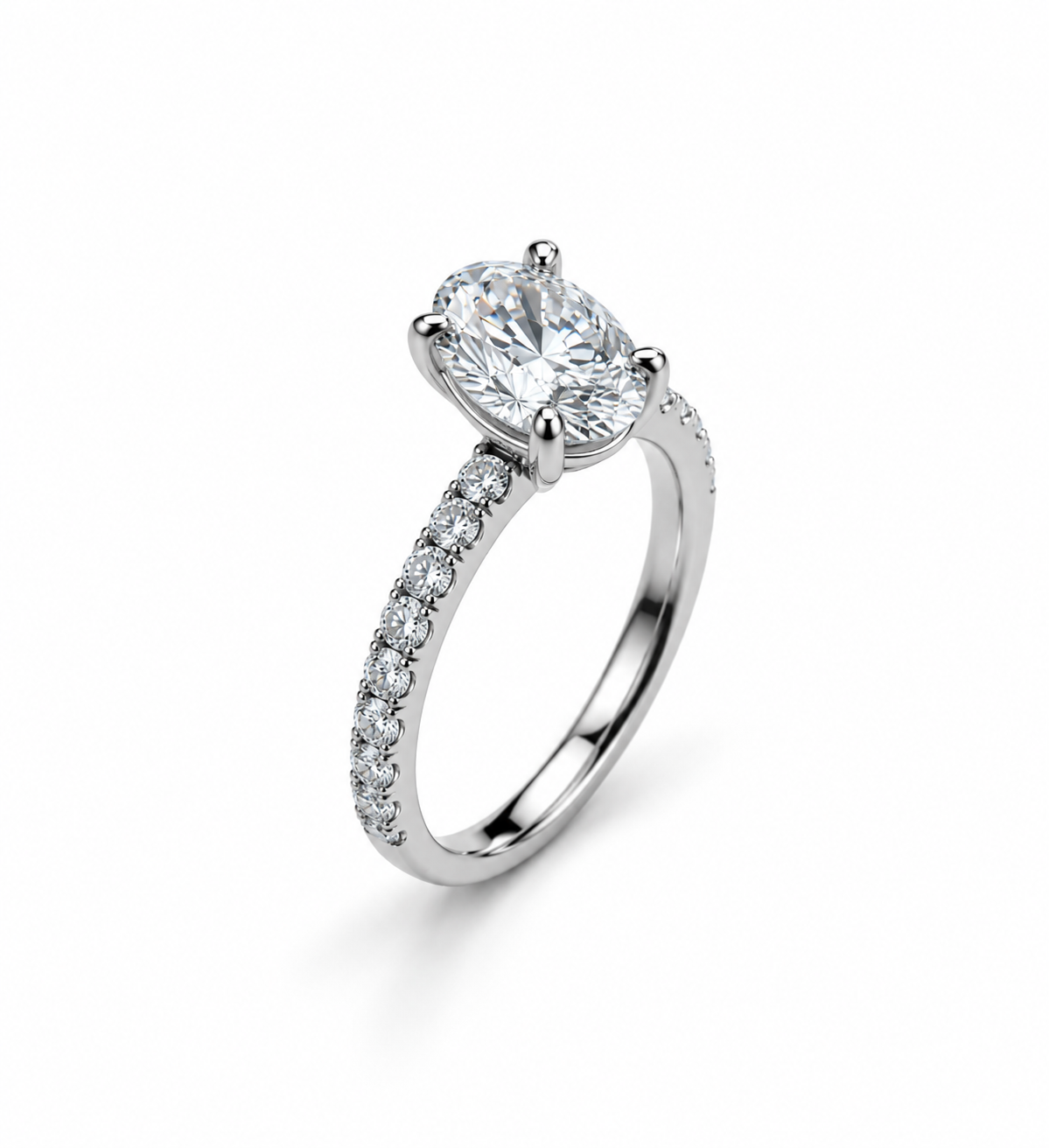 Oval Solitaire Ring