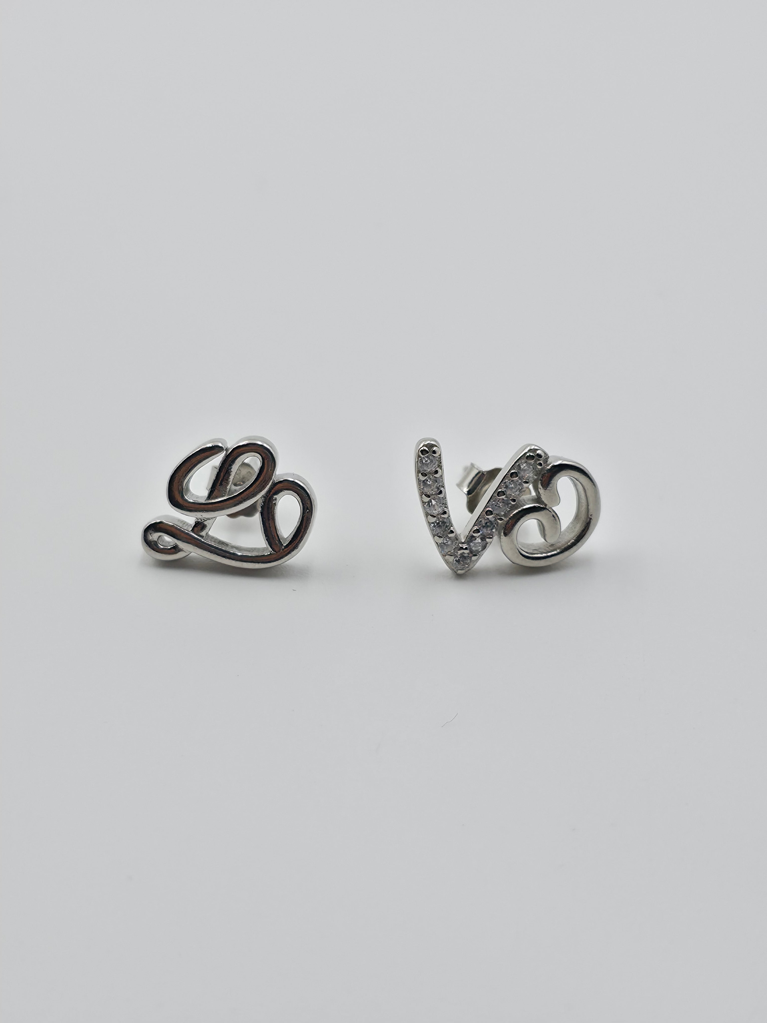 Love Stud Earrings