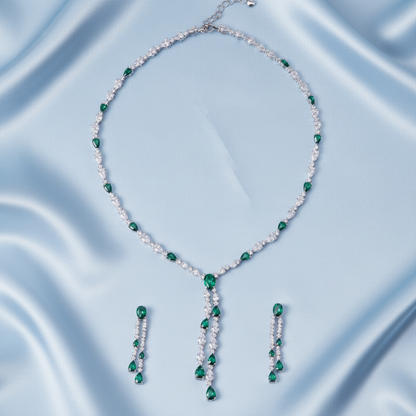 Ivy Falls Statement Drop Necklace Set