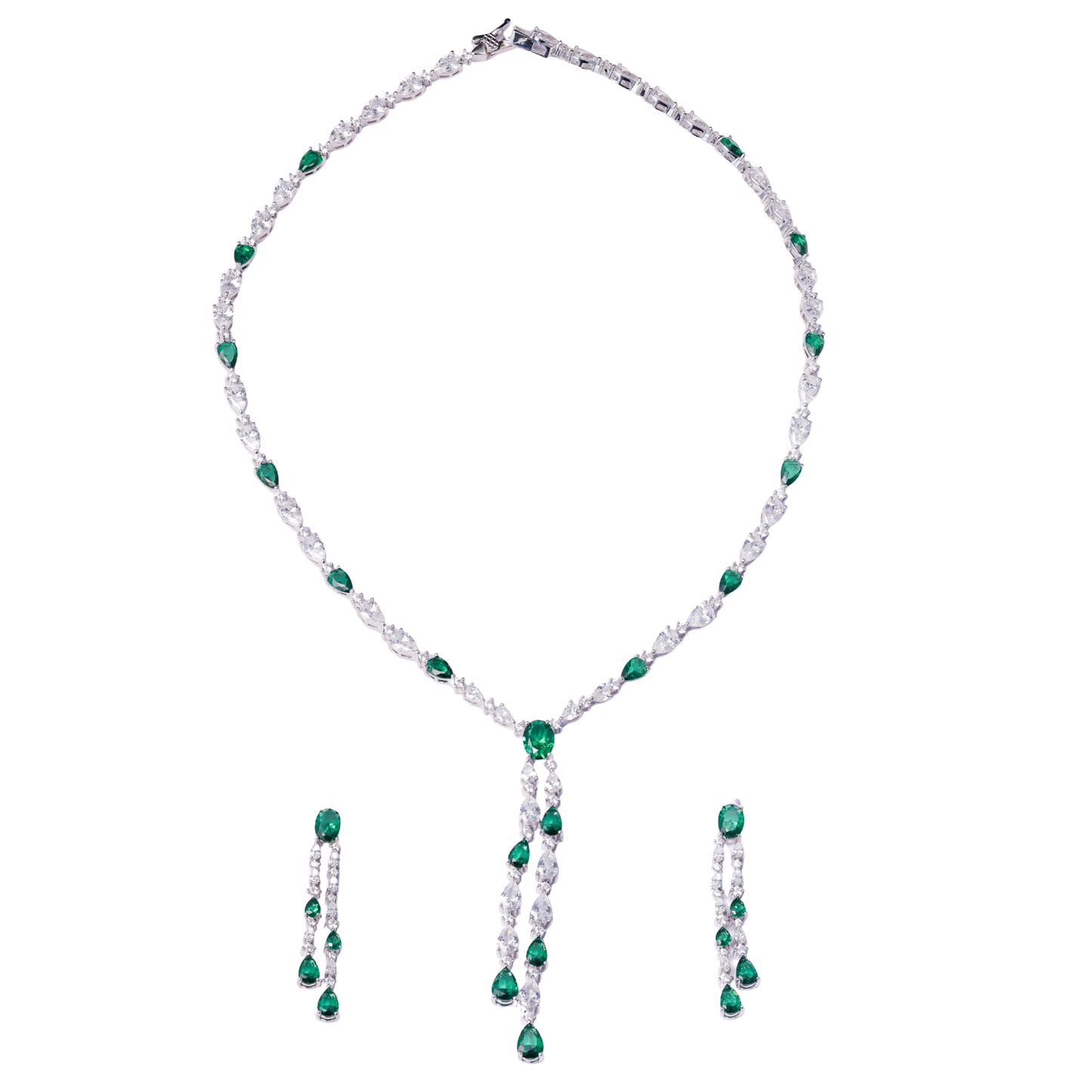 Ivy Falls Statement Drop Necklace Set