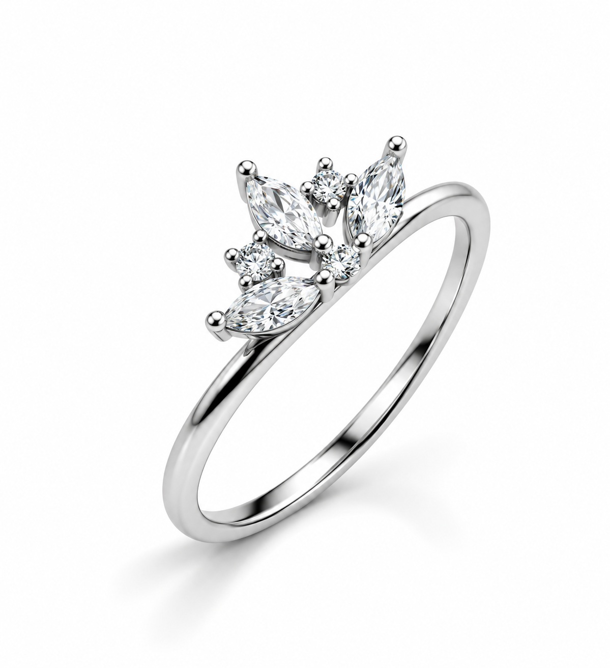 Multi Stone Marquise Ring