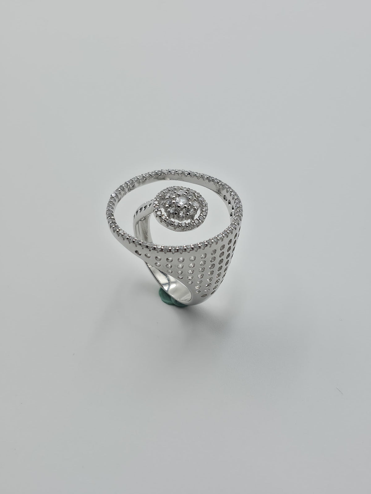 Concentric Circle Statement Ring