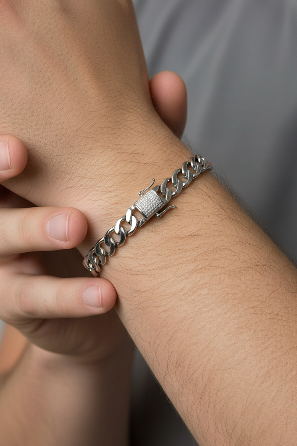 Chunky Curb Men's Bracelet