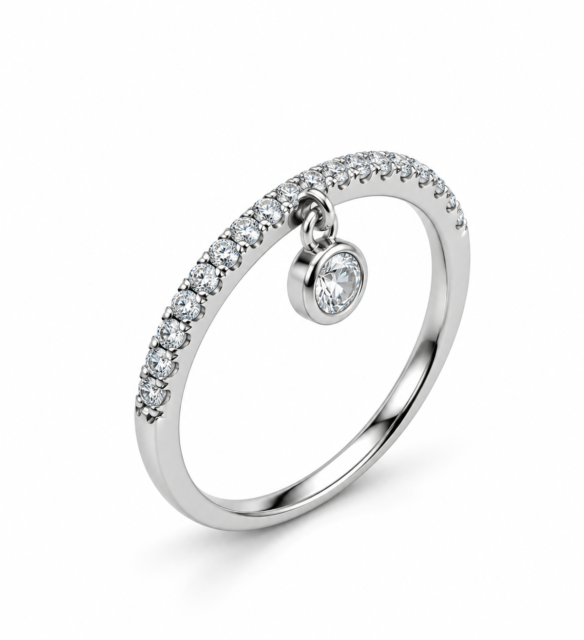 Drop Charm Ring