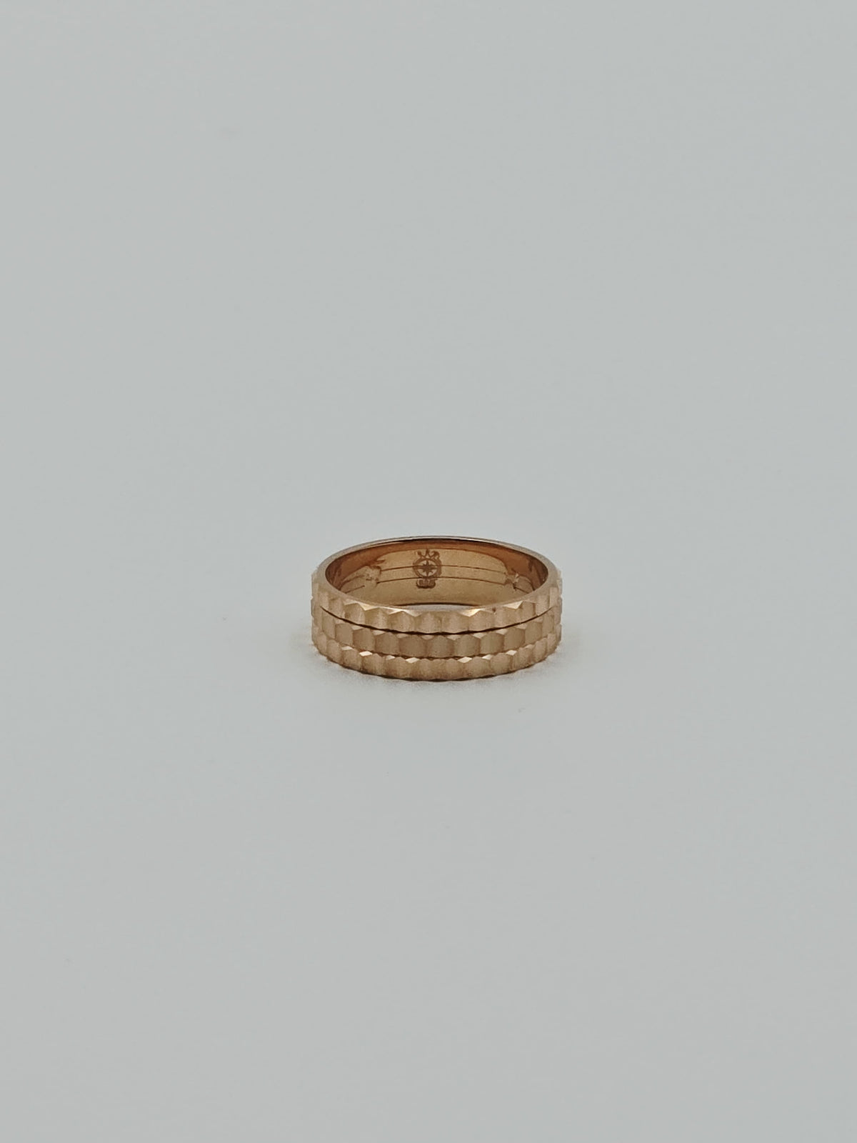 Rose Gold Watch Link Band Ring