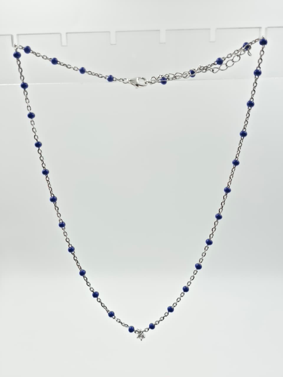 Blue Enamel Chain