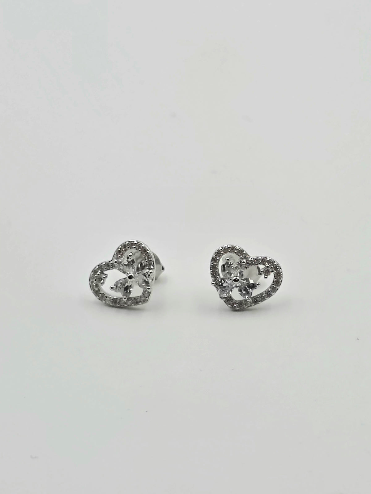 Floral Heart Earrings