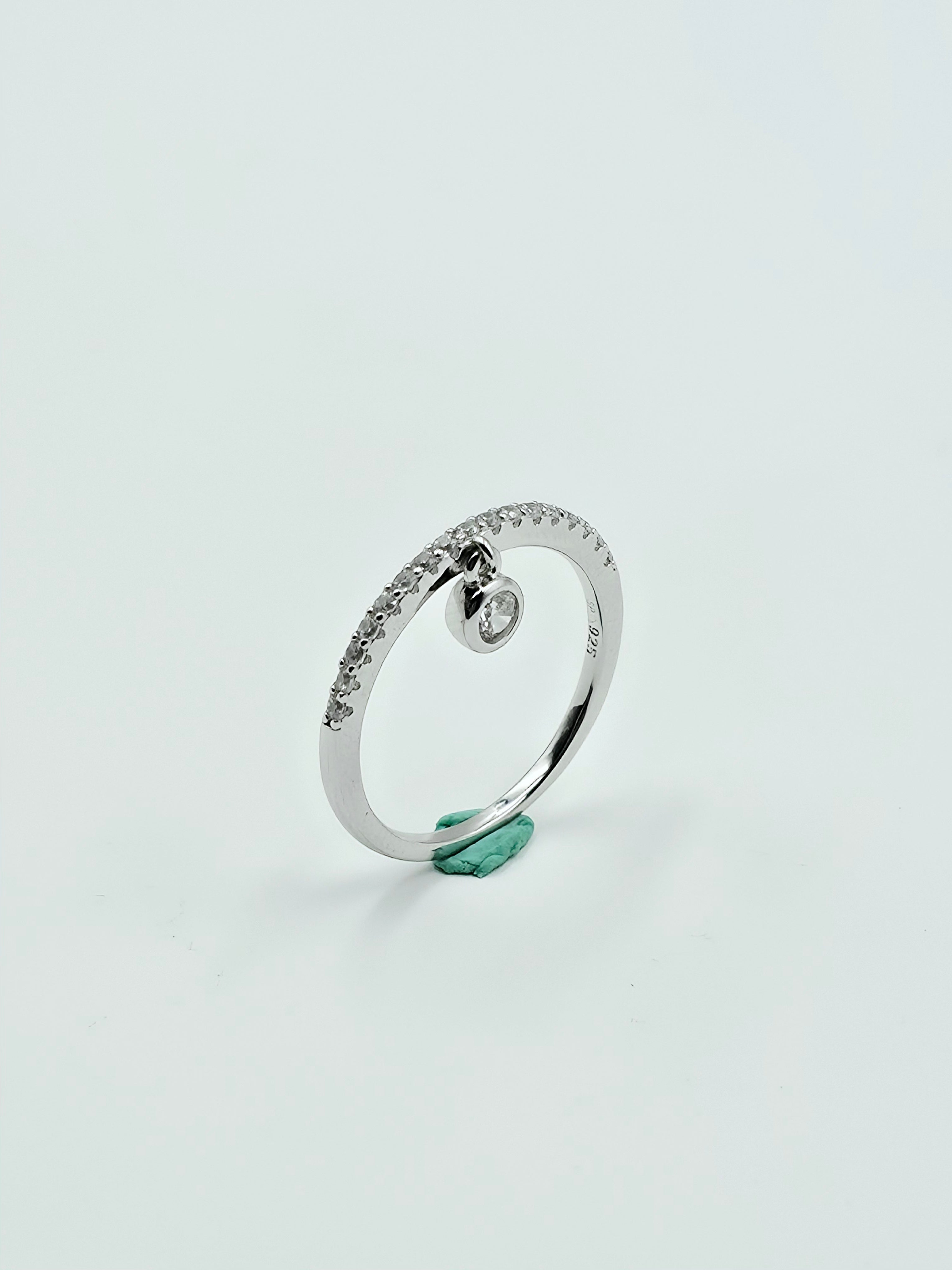 Drop Charm Ring