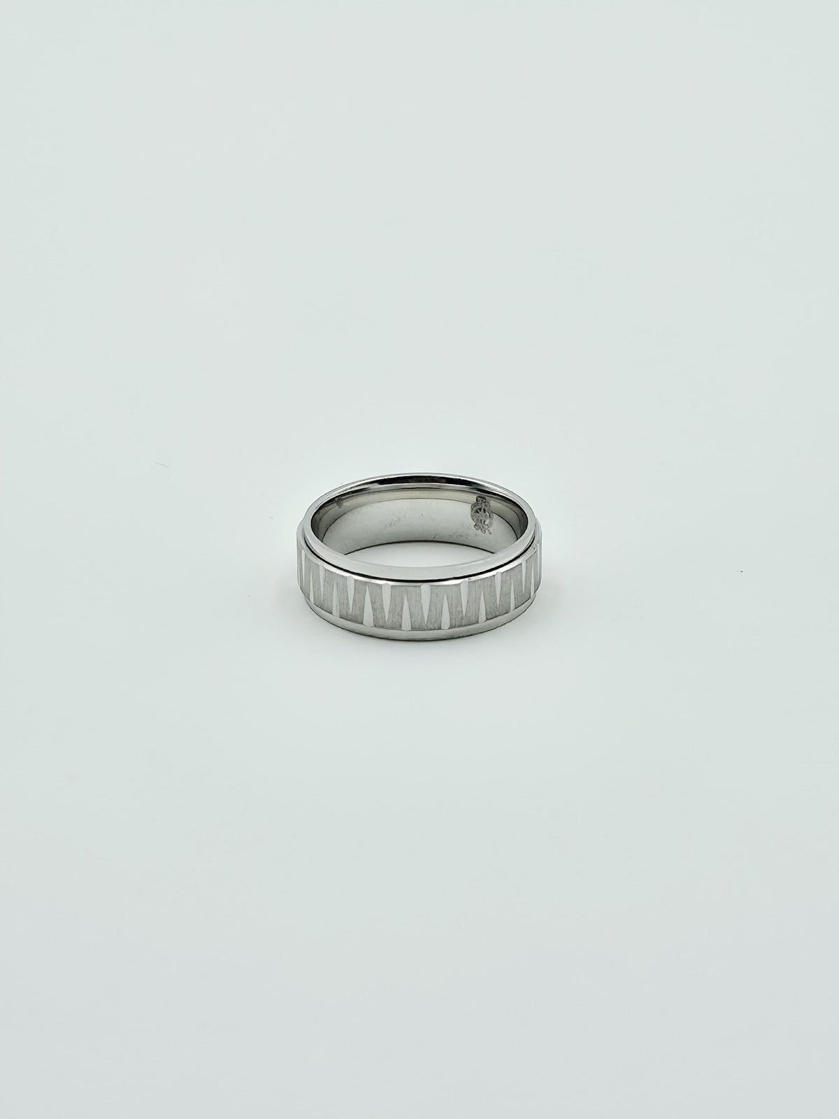 Textured Segmented Band Ring
