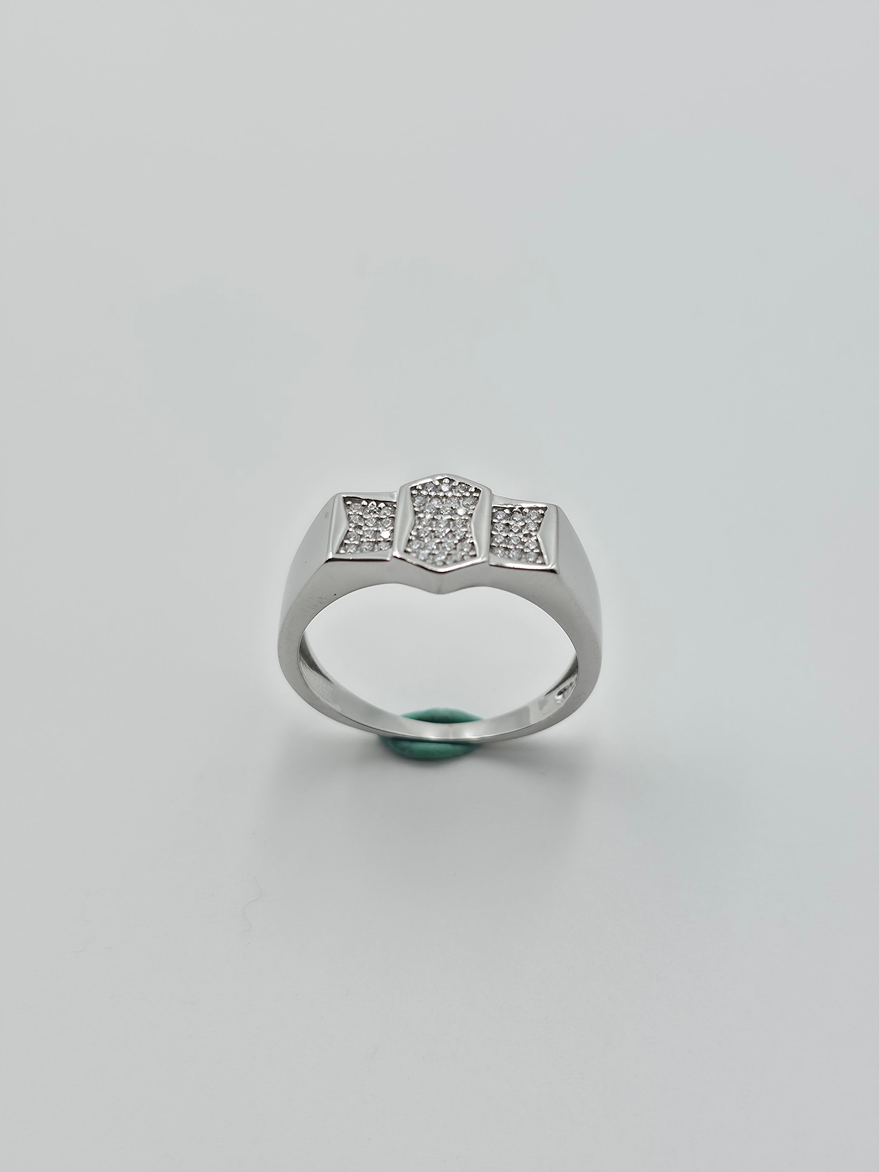 Three-Panel Geome Men’s Ring
