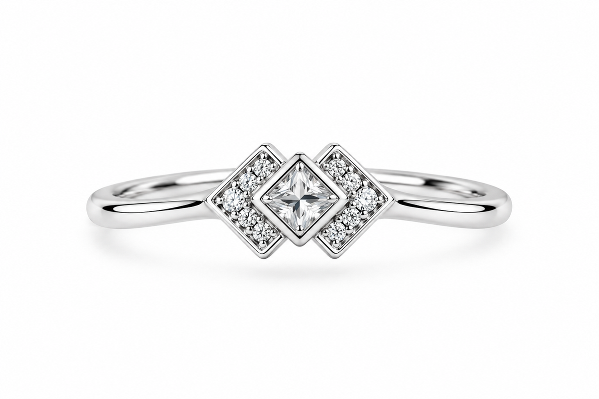 Geometric Square Ring