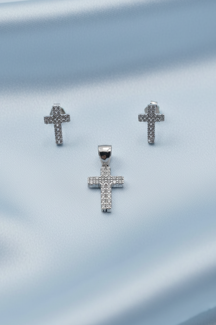 Cross Pendant Set