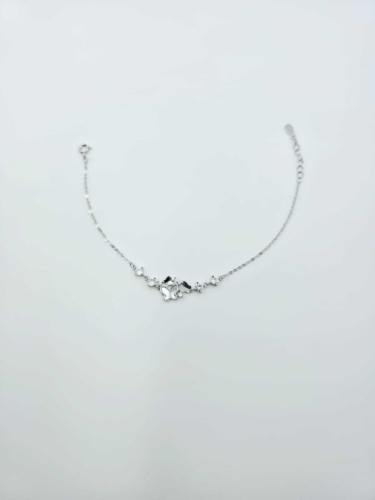 MOP Crystal Charm Bracelet