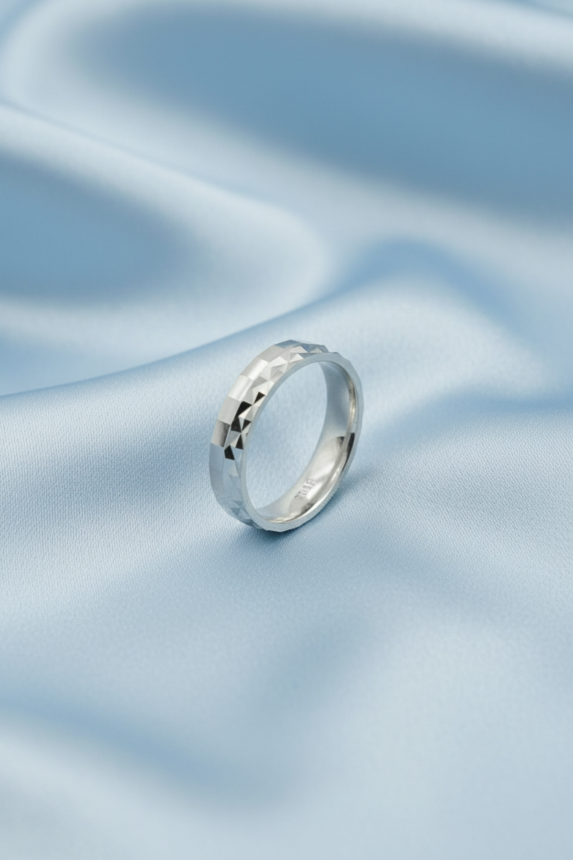 Textured Band Ring