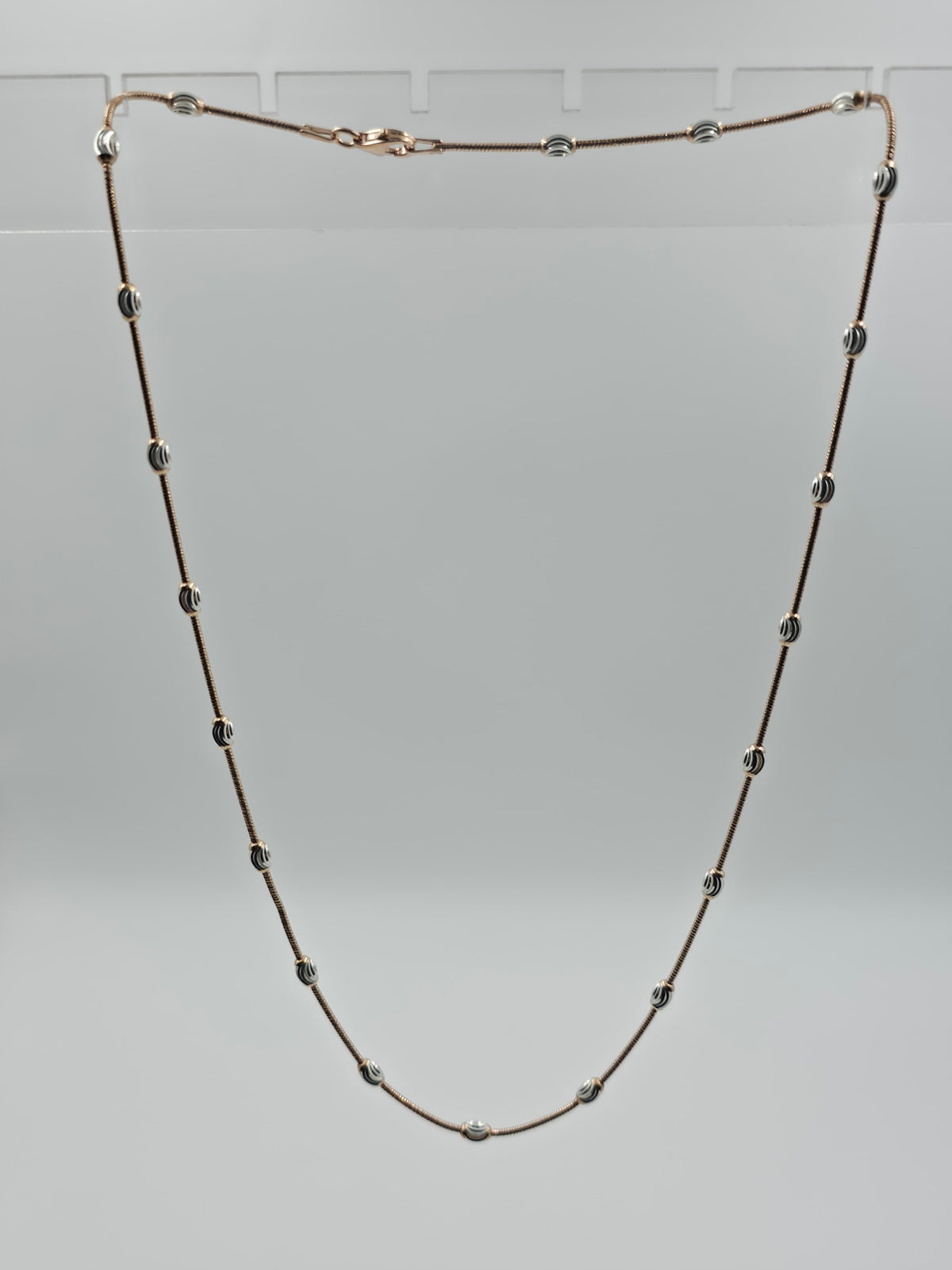 Rose Gold Ball Chain