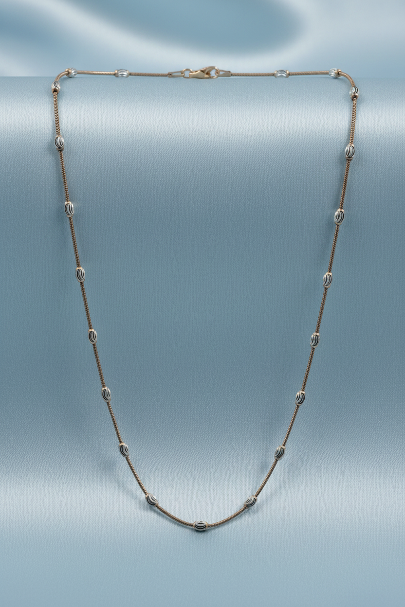 Rose Gold Ball Chain